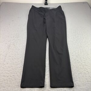 Travis Mathew Pants Men 32x31 Black Chino Right On Time Golf Performance Stretch